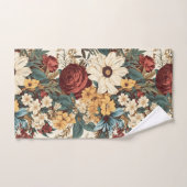  bloemen van Roos, tulp, lelies en madeliefjes Bad Handdoek (Handdoek)