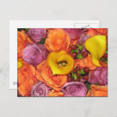 Bloemen van schoonheid briefkaart (Voorkant / Achterkant)