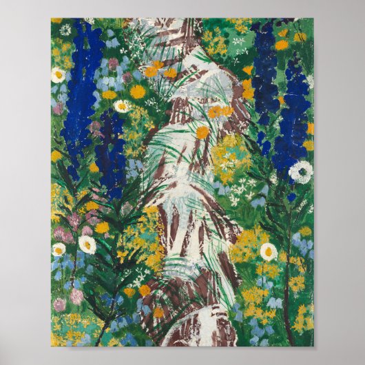 Bloemen van The Stream | August Babberger Poster (Voorkant)