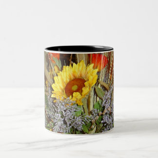 Bloemen van Toscane Tweekleurige Koffiemok