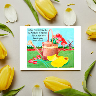 Bloemen van vriendschap dank je wel kaart