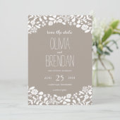 Bloemen van Wilde Bloesems | Bewaar de Datum Save The Date (Staand voorkant)