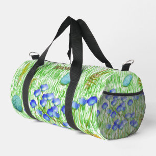 Bloemen Varens Grass Rocks Schilderij Gepersonalis Plunjezak