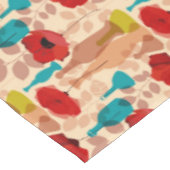 Bloemen, vassen en flessen tafelkleed (Gekanteld)