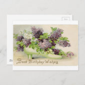 bloemen Verjaardagsfeest bloesems bloemblaadjes Briefkaart (Voorkant / Achterkant)