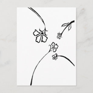 Bloemen verrukking briefkaart