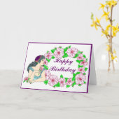 Bloemen versturen kaart (Gele Bloem)