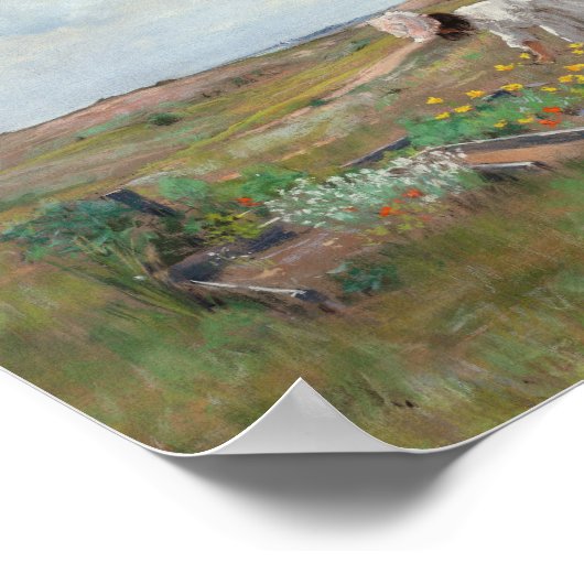 Bloemen verzamelen | William Merritt Chase Poster (Hoek)
