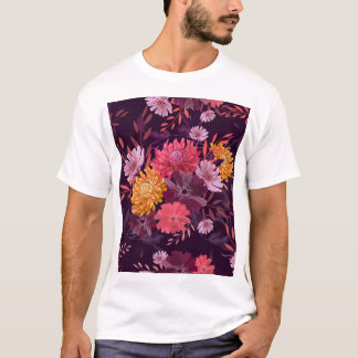 Bloemen Vintage: herfsttuin pracht T-shirt