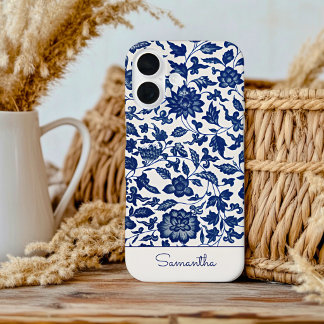 BLOEMEN VINTAGE PATROON iPhone / iPad hoesje