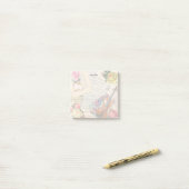  Bloemen & Viool Post-it® Notes (Op bureau)