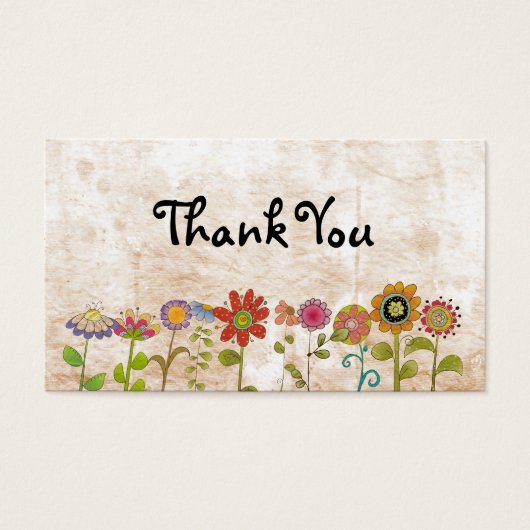 Bloemen Visitekaartje (Voorkant)