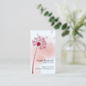 Bloemen Visitekaartje zachte paardenbloem (Staand voorkant)