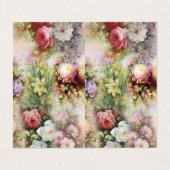  bloemen visitekaartjes (Buitenkant ongevouwen)
