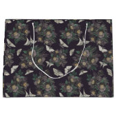 Bloemen vlinder patroon groot cadeauzakje (Voorkant)