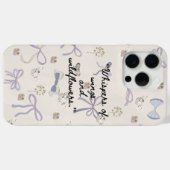 Bloemen Vlinder Telefoonhoes Case-Mate iPhone Case (Achterkant (horizontaal))