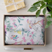 Bloemen & Vlinders Patroon Weefselpapier Tissuepapier (Geschenk)