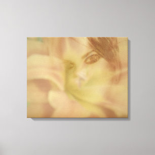 Bloemen voor Adrena Wrapped Canvas Afdruk