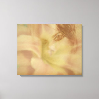 Bloemen voor Adrena Wrapped Canvas Afdruk
