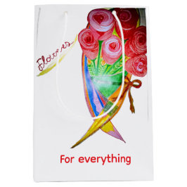 Bloemen voor alles Gift Bag Medium Cadeauzakje