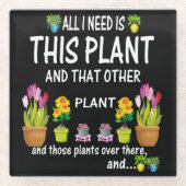 bloemen voor iedereen glazen onderzetter (Voorkant)