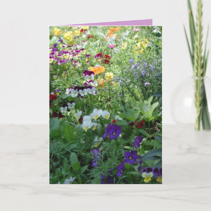 Bloemen voor je verjaardag kaart
