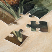 Bloemen voor middeleeuwse kunst legpuzzel (Zijkant)