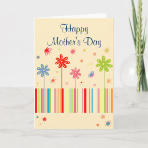 Bloemen voor Moederdag Kaart