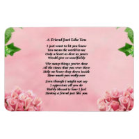 Bloemen Vriend Gedicht Magneet
