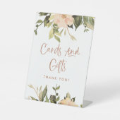 Bloemen | Vrijgezellenfeest Kaarten en geschenken Reclamebord Met Voetstuk (Voorkant)