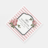 Bloemen Vrijgezellenfeest Kleur aanpassen Servet (Hoek)