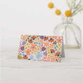 Bloemen Vrijgezellenfeest of bruiloft (Achterkant)