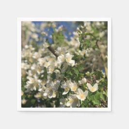 Bloemen vrouwelijk servet