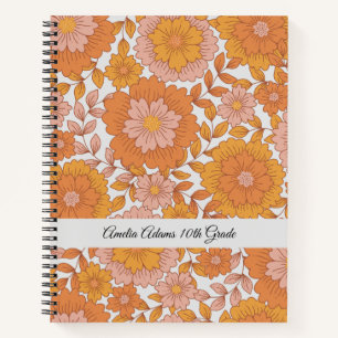 Bloemen  Vrouwelijke School  Girly Notitieboek