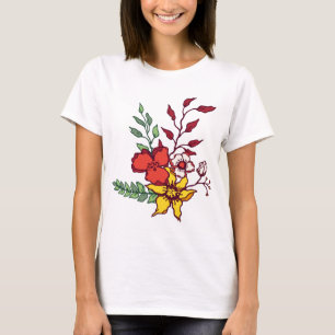 Bloemen Vrouwen T-Shirts: Perfect voor elke gelege T-shirt