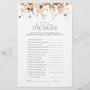 Bloemen Waterverf Hoe goed ken je douchegame