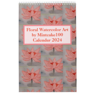 Bloemen Waterverf Kunst door MintCake100 Kalender 