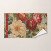 Bloemen Waterverf Modern Collectie Bad Handdoek (Handdoek)
