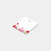 Bloemen Waterverf Rozen Custom Modern Post-it® Notes (Schuin)