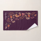 Bloemen Waterverf Thanksgiving Diner Handdoek (Handdoek)