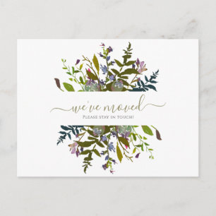 Bloemen We hebben de aankondiging van de Waterverf Briefkaart