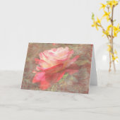 Bloemen Wenskaart Kaart (Gele Bloem)