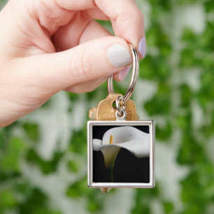 Bloemen   White Calla Lily Sleutelhanger