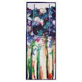 Bloemen Wijn Cadeautas (Voorkant)