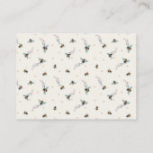 Bloemen Wildbloem Bumble Bee | Luierloof Informatiekaartje (Achterkant)