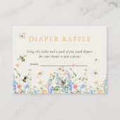 Bloemen Wildbloem Bumble Bee | Luierloof Informatiekaartje (Voorkant)