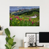 Bloemen | Wildbloemen Durango, Colorado Poster (Thuiskantoor)
