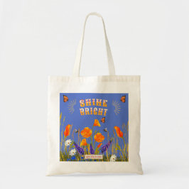 Bloemen Wildbloemen Poppies Vlinders Tote Bag