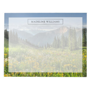 Bloemen   Wildbloemen Silverton Colorado Notitieblok