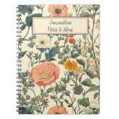 bloemen, wilde bloemen en papavers notitieboek (Voorkant)